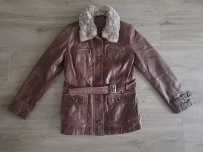 Yessica Favourites Damen Echt Lederjacke 42 Braun - Bild 1 von 4