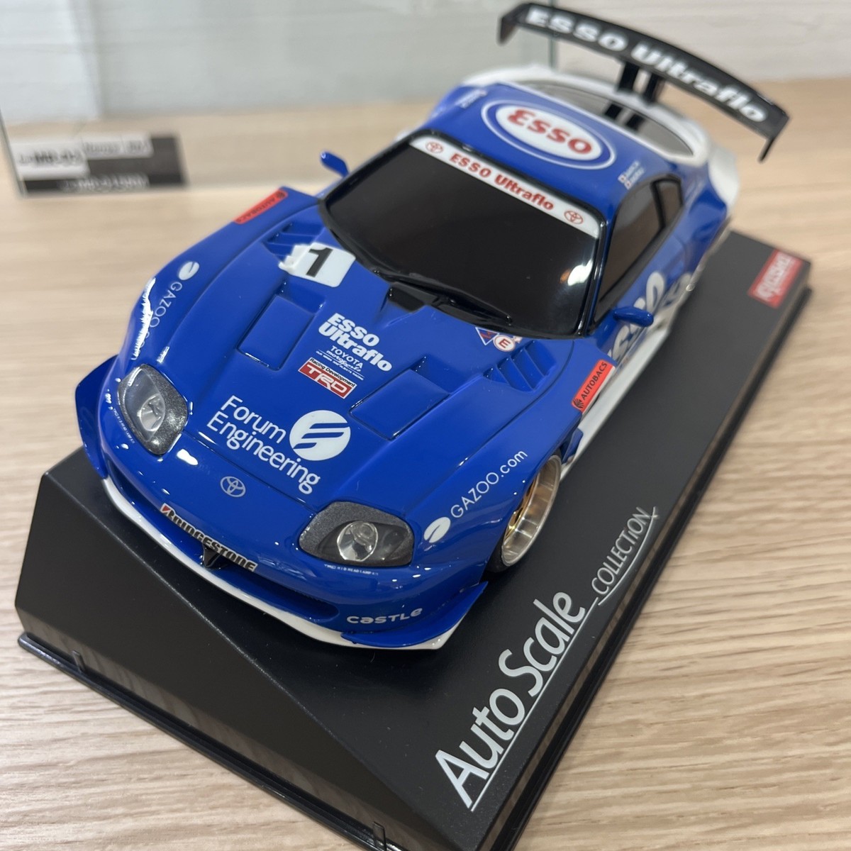 OLD Rare Kyosho MINI-Z Racer Body TOYOTA SUPRA ESSO Ultraflo #1
