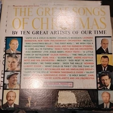 V/A Holiday LP Columbia CSP Goodyear The Great Songs Of Christmas Burl Ives VG+!