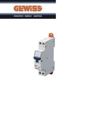 INTERRUTTORE MAGNETOTERMICO GEWISS 16A 4500A GW90027.