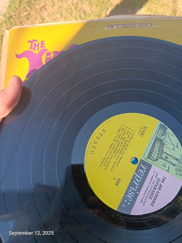 THE JIMI HENDRIX EXPERIENCE Are You Experienced? LP 6261 STEREO Vinyl Record Foto 3 de 4