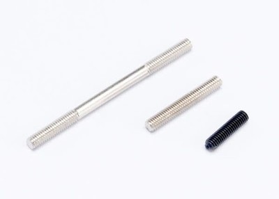 TRA2537 THREADED RODS (20/25/44MM 1 EA.)/ (1) 12MM SET SCREW