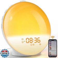 Dekala Sunrise Alarm Clock, Wake Up Light, Smart APP Control, Sundown Sleep S