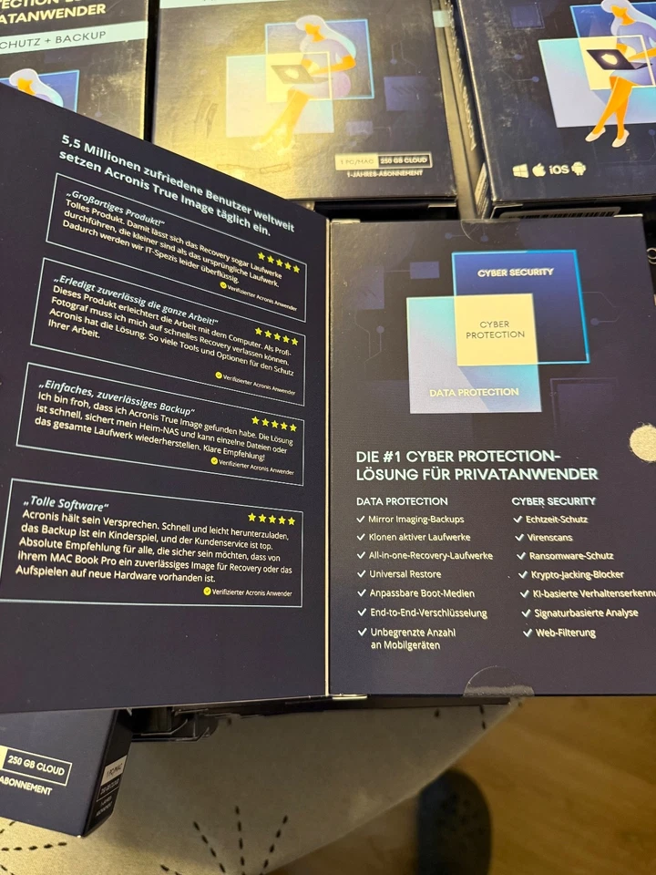 Acronis True Image 2021 - 1 PC/MAC - 1 AÑO - 250GB CLOUD - Immagine 3 di 4