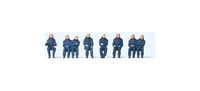 Preiser 79172 N-Skala Sitzende Feuerwehrleute Figurenset