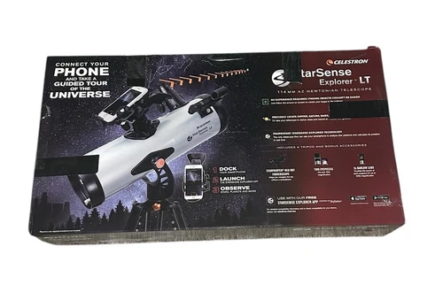 Celestron StarSense Explorer LT 114AZ Smartphone App-Enabled Telescope In Box