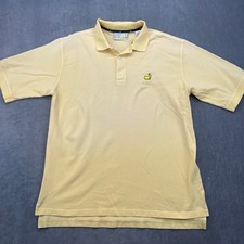 Masters Mens XLYellow Augusta National Golf Shop Slazenger Polo Shirt