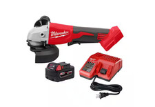 Milwaukee 2880-20 M18 18V 4-1/2" / 5" Cut-Off Grinder  5.0 battery and charger