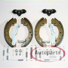 Bremsbacken Set 230 mm mit Zubehör Satz Radzylinder hinten für Audi 80 [B4]