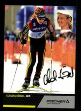 Claudia K&uuml;nzel Autogrammkarte Original Signiert Biathlon + A 211919