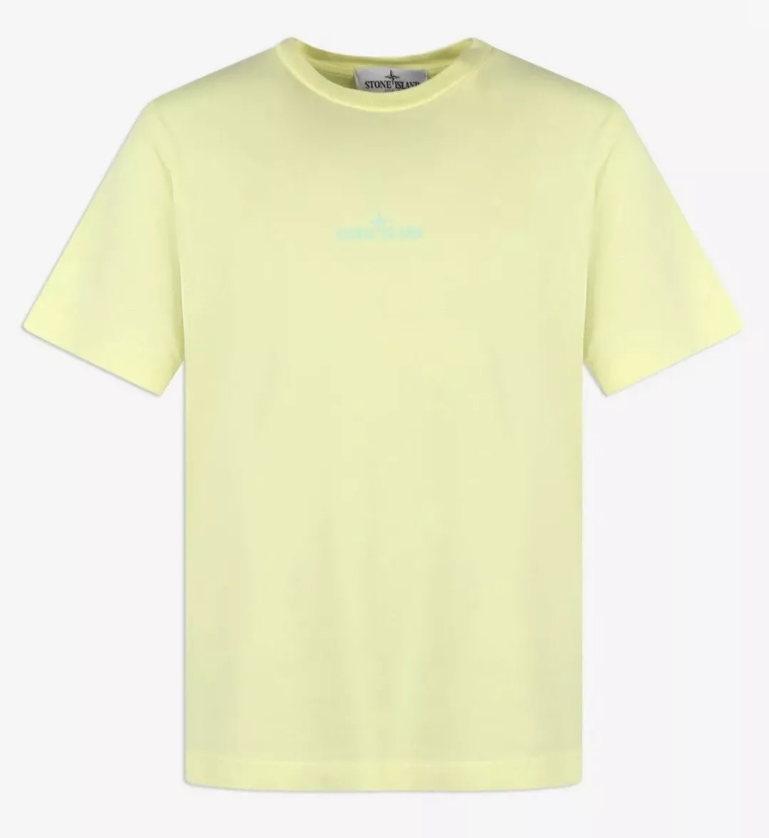 Stone island yellow shirt sale