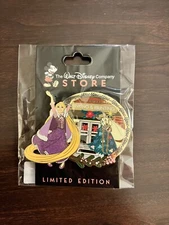 DEC D23 Disney Employee center Jolly Holiday Princess Pin 2024 Rapunzel LE 250