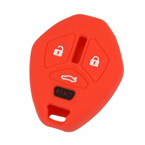 1pc Silicone Remote Key Cover Fob Case Fits Mitsubishi Lancers Outlander Galant - Picture 10 of 12