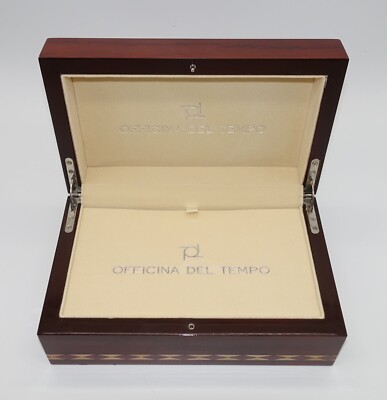 Officina del Tempo Uhren Holzbox / Geschenkbox Truhe Schmuck Holz Box Kiste NEU