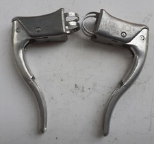 Paar Bremshebel Rennrad gemarkt MAFAC, Aluminium, Colnago Bianchi
