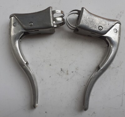 Paar Rennrad Bremshebel gemarkt MAFAC, Aluminium, Colnago Bianchi