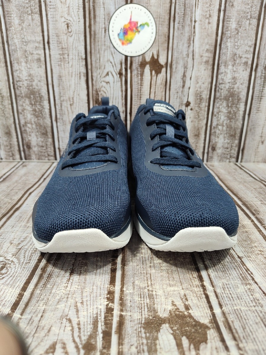 Skechers Lite Weight Memory Foam Sneaker Shoes Men's Size 11 Navy