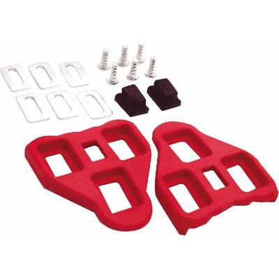 Tacchette MVTEK Delta Road in Nylon Rosso 5° Compatibili con Look Delta Mvtek