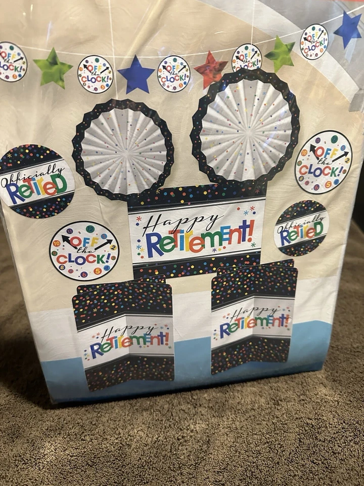 Retirement Party Decorating Kit Office Party Supplies Men Women School - Image 4 of 4