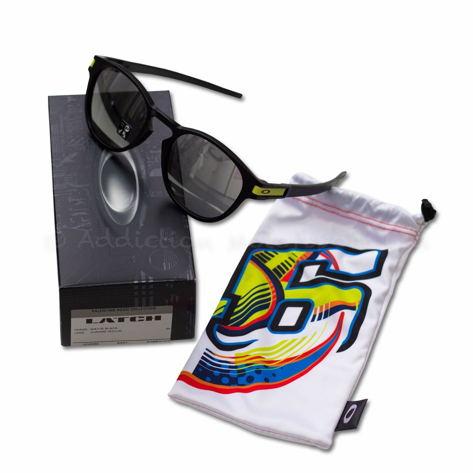 oakley latch chrome iridium