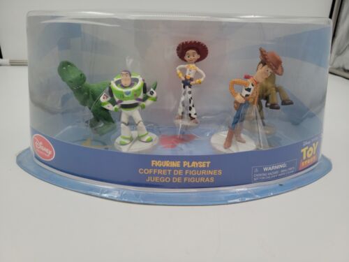 NUEVO-Disney Toy Story Figura Juego/Pastel Topper-Woody + Caballo, Jessie, Buzz, Rex - Imagen 1 de 3