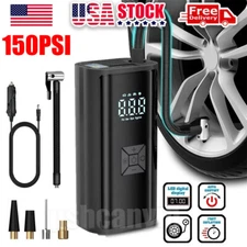 150 PSI Tire Inflator Car Air Compressor Electric Portable Auto 12V Air Pump