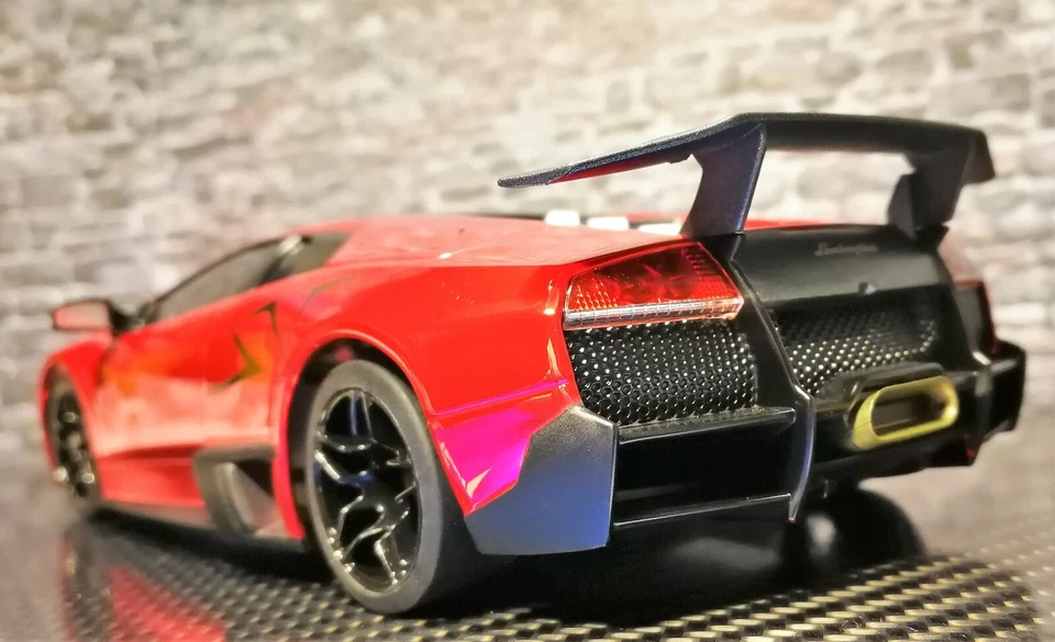 Kyosho Mini-Z Body MR-03W-MM Lamborghini Murciélago LP670 Red Chrome MZP215CR - Bild 3 von 4