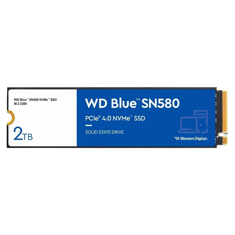 New WD Blue SN580 500GB 1TB 2TB NVMe SSD M.2 2280 Internal Solid