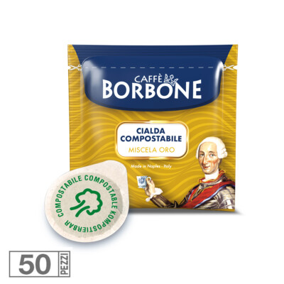 50 PADS KAFFEEPADS BORBON GOLDMISCHUNG ESE 44 MM FILTER PAPIER EINZELDOSIS SC0