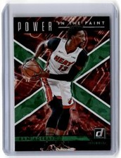 2021-22 Donruss #4 Bam Adebayo Power in the Paint Holo Green Ice