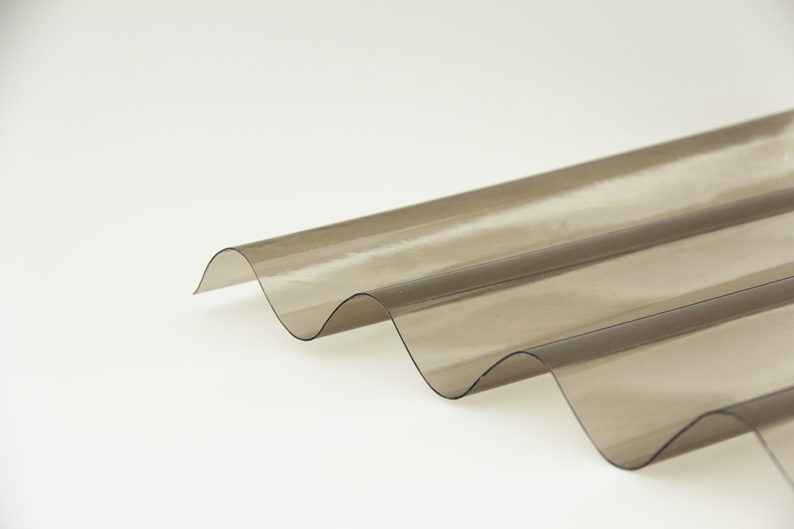 PVC Corrugated Roofing Sheets Clear & Bronze 2m, 2.5m, 3m eBay