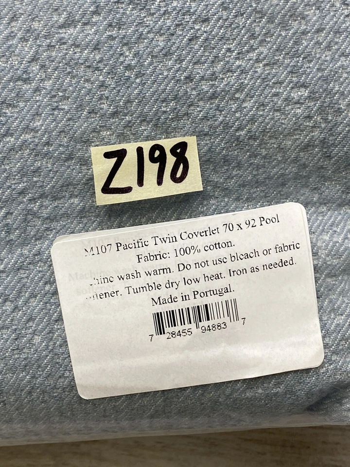 Matouk #M107 Pacific Pool Twin Coverlet 70"x 92" New - Image 4 of 4