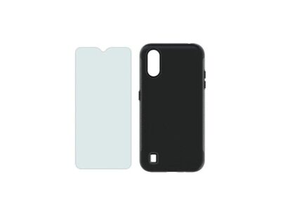 Verizon Case and Blue Light Protector for Samsung Galaxy A01 | Color - Black