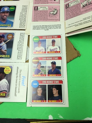1990 BBC Magazine Repli-Cards Uncut Insert Sheets Lot - Picture 14 of 19