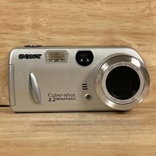 Sony Cybershot DSC-P52 Silver 3.2MP 2x Optical Zoom Digital Camera - For Parts