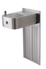 Haws H1109.8 Stainless Steel Barrier-Free Wall Mounted Satin Finish Electric Wat