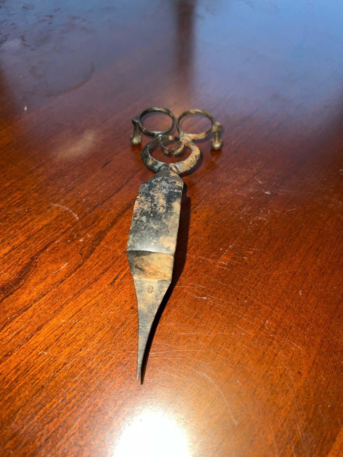 Antique Victorian Silver Plate Candle Wick Cutter Scissors Snuffer