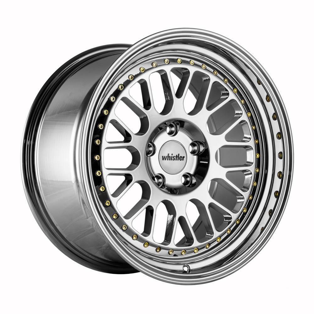 18x9.5 +22 Whistler SK1 5x114.3 Chrome Wheels (Set of 4) | eBay