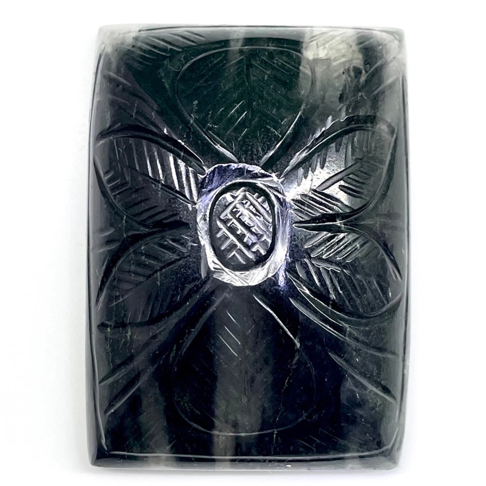 Cuarzo rutilo natural de 290,25 quilates 53x38 mm tallado octágono piedras preciosas sueltas sin tratar Foto 3 de 4