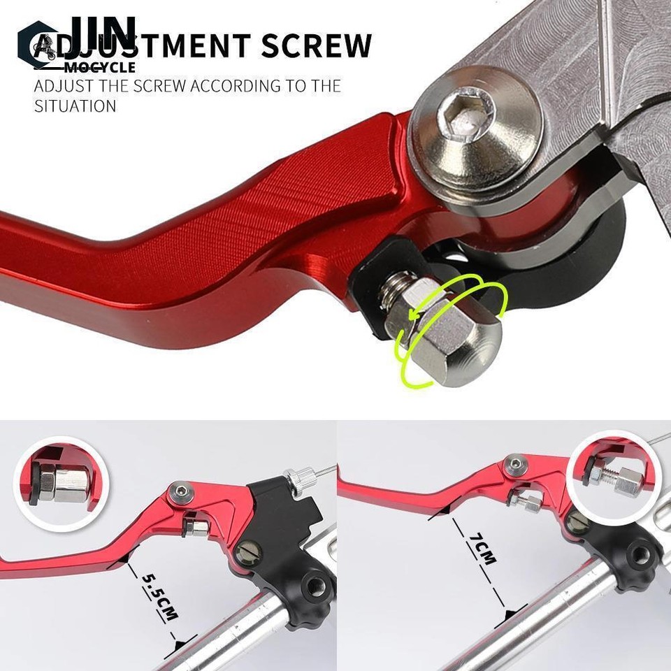 For CRF250L/M 2012-2020 2021 CNC Pvot Clutch Brake Levers CRF Logo