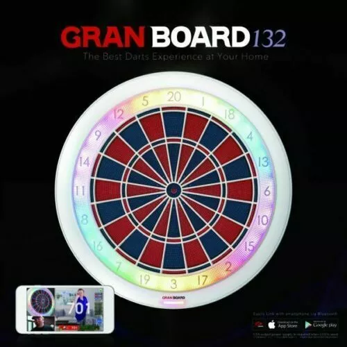 GRAN BOARD 132 white hard darts standard Size soft dart board for EU