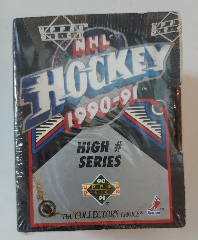 1990-91 y 1991-92 UD NHL HOCKEY Serie Baja y Alta Cinco Cajas de Cera Selladas Foto 4 de 4