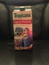 Superman Returns(2006 movie) Tropicana Fruit Punch container - empty
