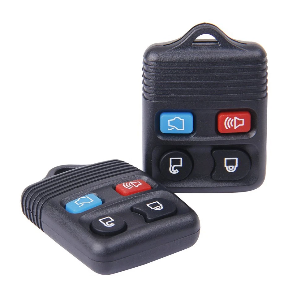 2 piezas de reemplazo de control remoto de entrada sin llave de coche alarma llavero clicker para Ford Foto 4 de 4