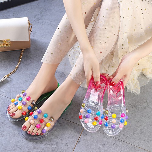 Mujeres Zapatillas de Ducha Sandalias Deslizables Niñas Antideslizantes Planas Zapatos para Agua Piscina - Imagen 2 de 45