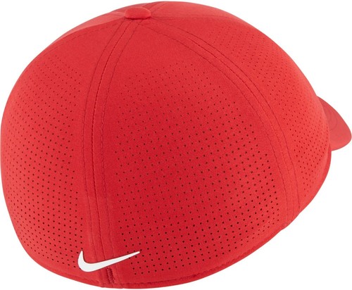 Nike Tiger Woods Legacy91 Golf Adult Unisex L/XL Curved Bill Stretch Hat Gym Red - Picture 2 of 2