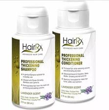 (3 Of Each) HairRx Professional Thickening Shampoo & Conditioner Travel Set 