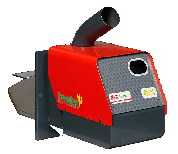 Quemador de Pellets Iwabo Villa S1X + Caracol
