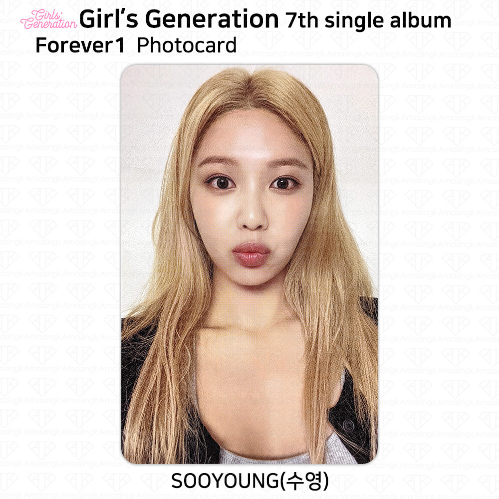 SNSD Girl's Generation 7th Single Album Forever1 Photocard