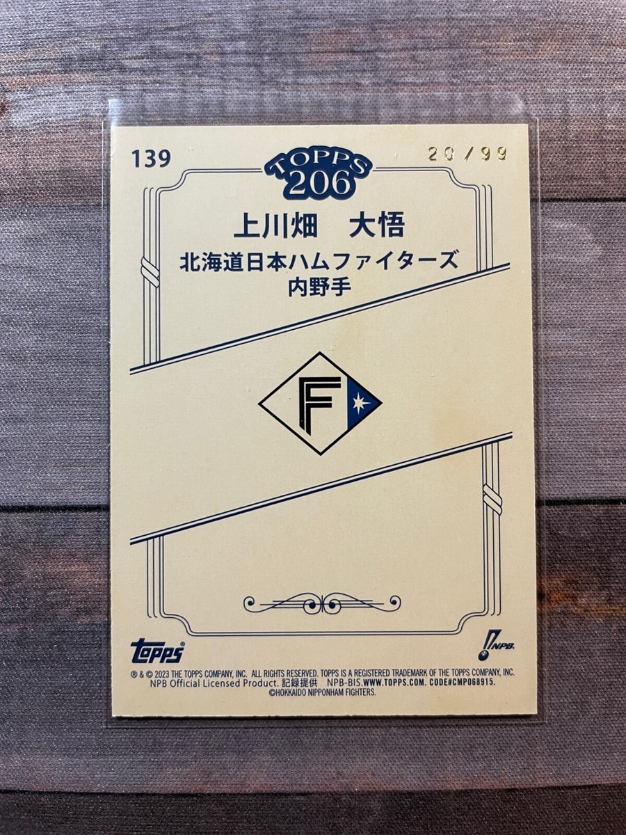 2023 Topps NPB 206 Daigo Kamikawabata Silver /99 Nipponham